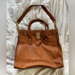 Michael Kors brown leather purse